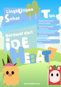 poster kretivitas untuk lingkungan